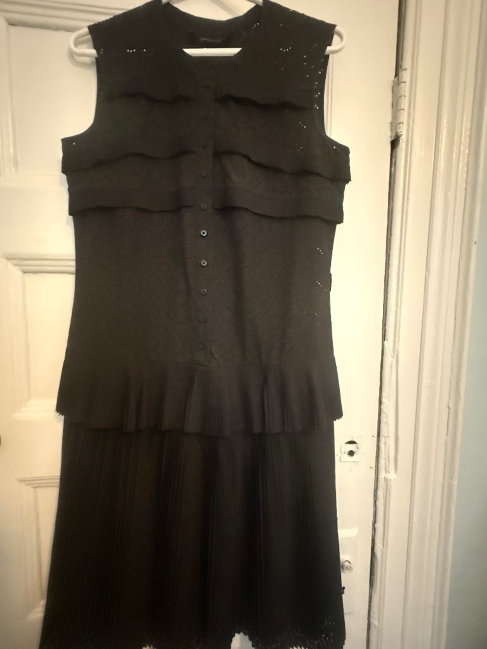 Wet Unique Paule Ka Paris laser cut print dress size French 38